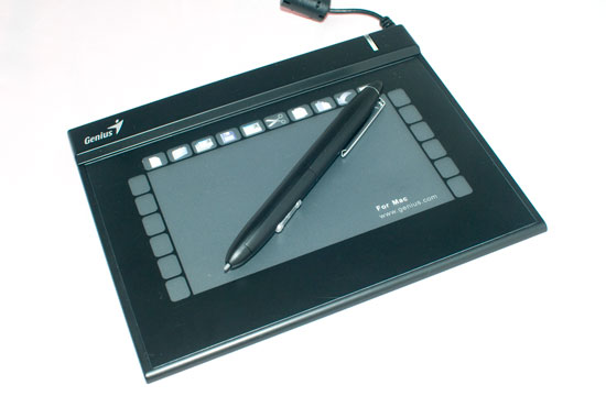 The very portable & budget friendly Genius F350 tablet.
