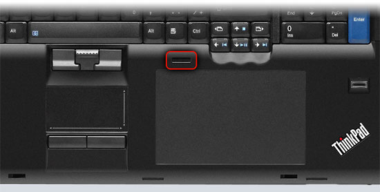 Just in case you had no idea where the inbuilt colour calibrator was, it's right there (where the red outline is).