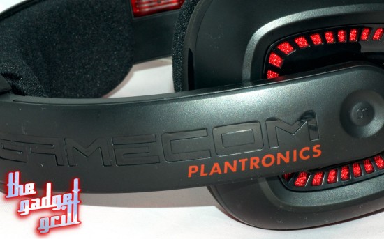 The Plantronics GameCom 377 Closed-Ear headphones. Yup...