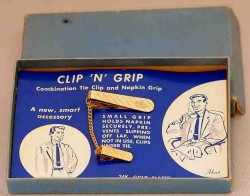 Tie and napkin clip