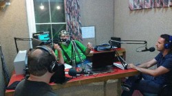 Jason, Gary and Geoff in the studio Jason, Gary and Geoff in the studio